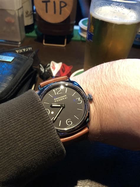 [Panerai] My 232 keeping me company at the bar. : r/Watches